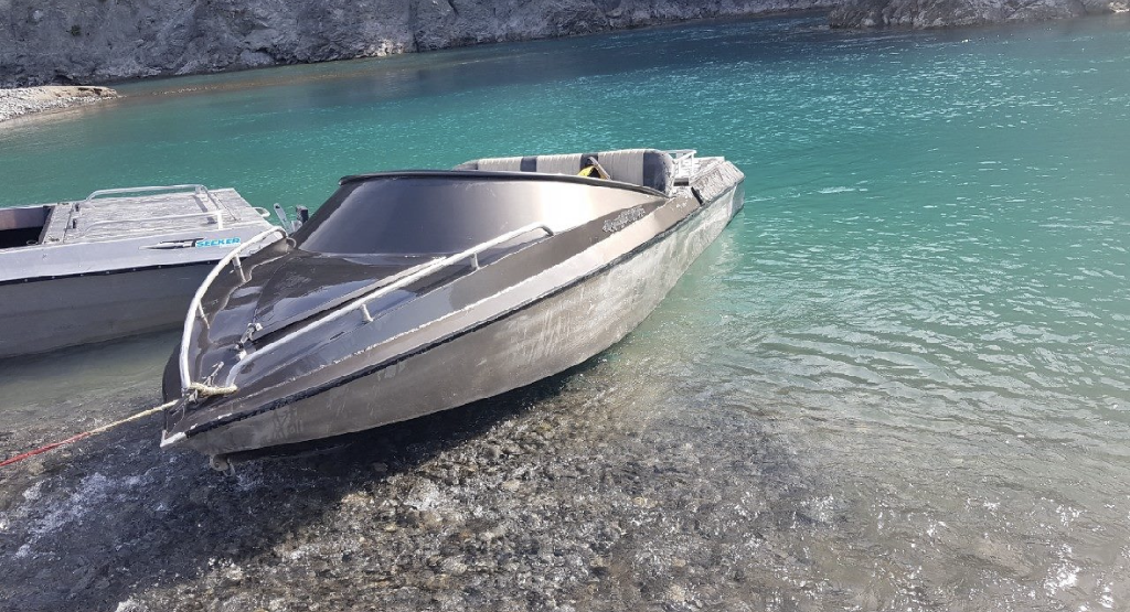 This jet boat was stolen from the side of the road. Photo: Supplied