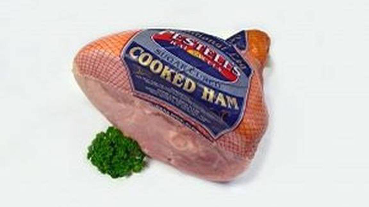Pestell's Rai Bacon Company's Ham on the Bone, one of multiple products recalled by the company....