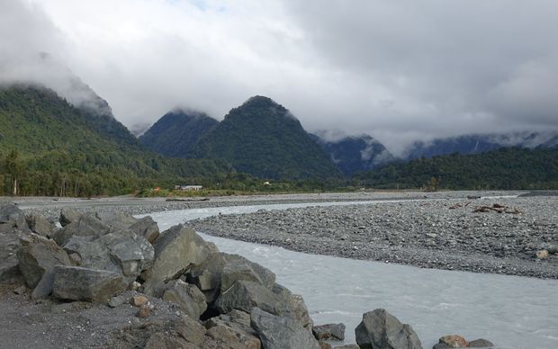 The Waiho River. Photo: RNZ 