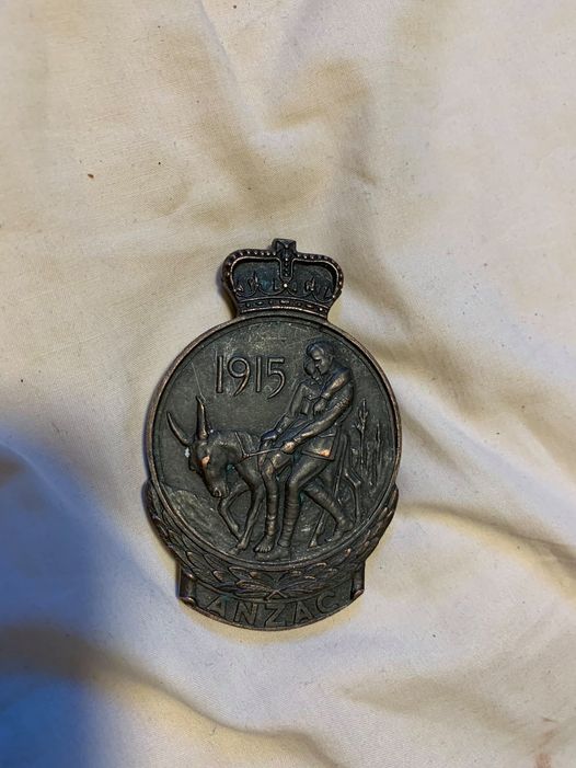 The recovered medal. Photo: Police