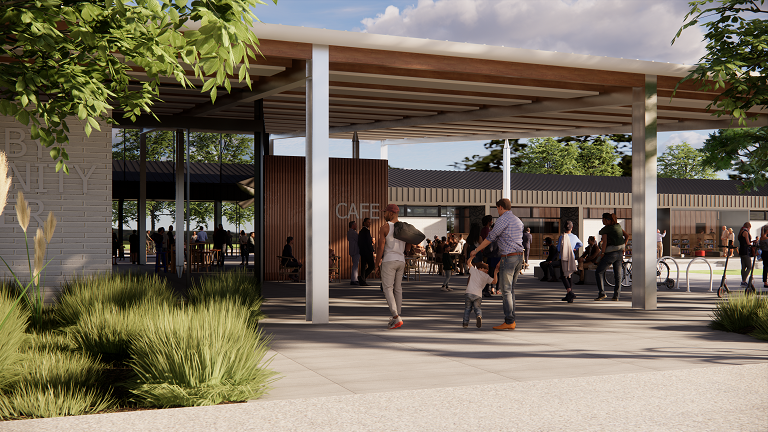 The new Hornby centre has been designed by Warren and Mahoney, with input from the community....