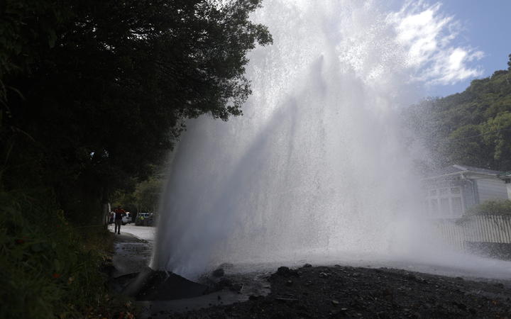 A burst water main in Aro St, central Wellington, recently provided the most spectacular example...