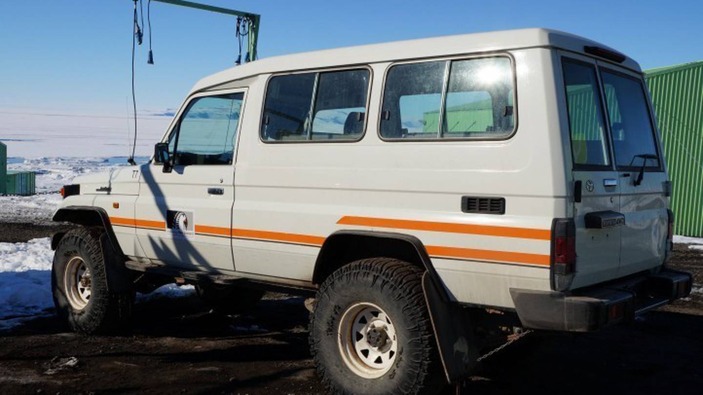 Antarctica New Zealand is selling an "iconic" 2004 Toyota Landcruiser Troop Carrier with a unique...