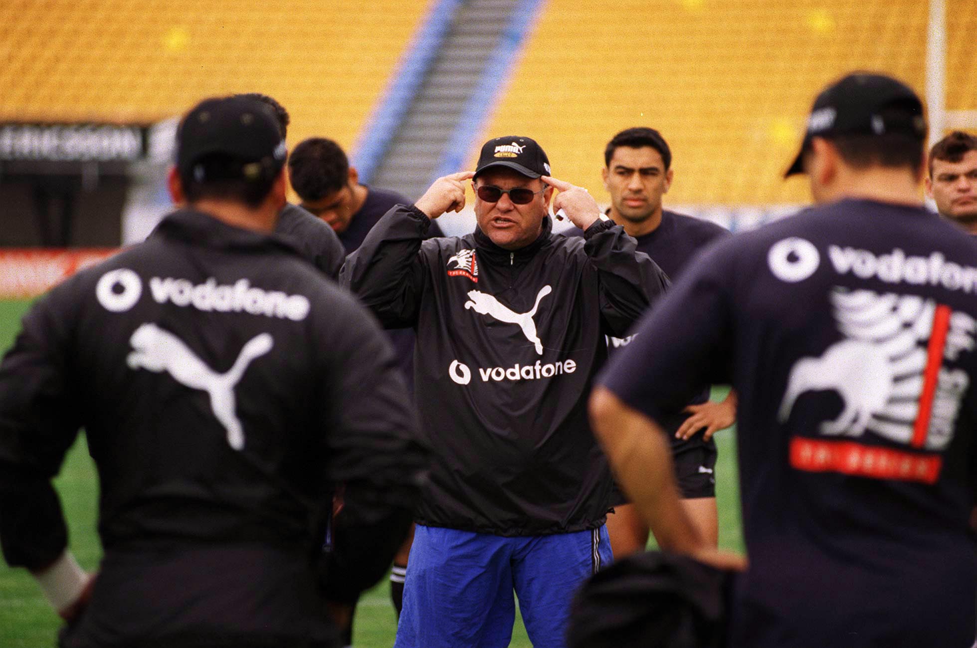 Endacott at Ericsson Stadium in 1999 during a training session with the Kiwis. Photo: Sav...