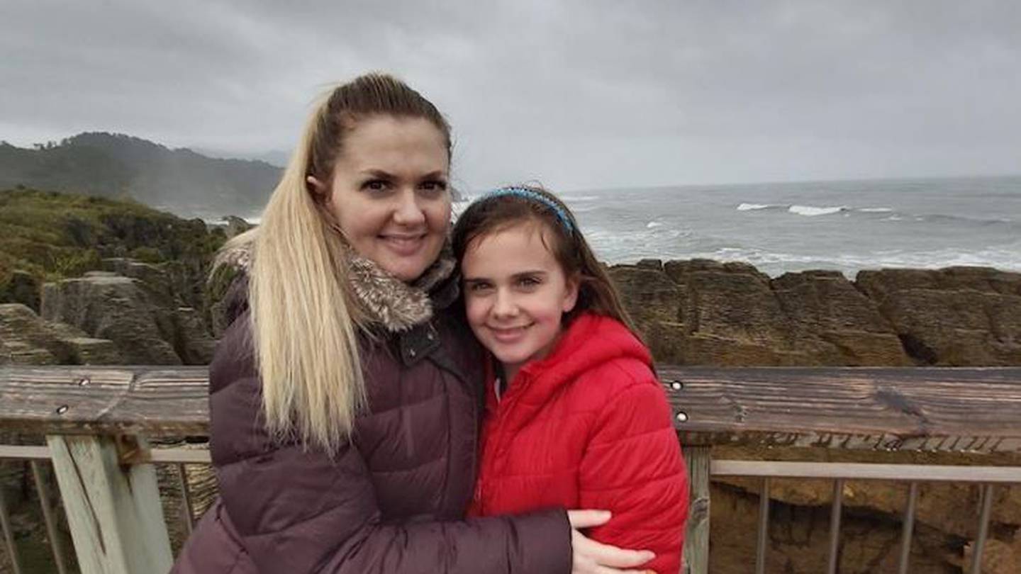 Hayley Beaumont, here with daughter Abbey, 11, was told she had nothing to worry about after...