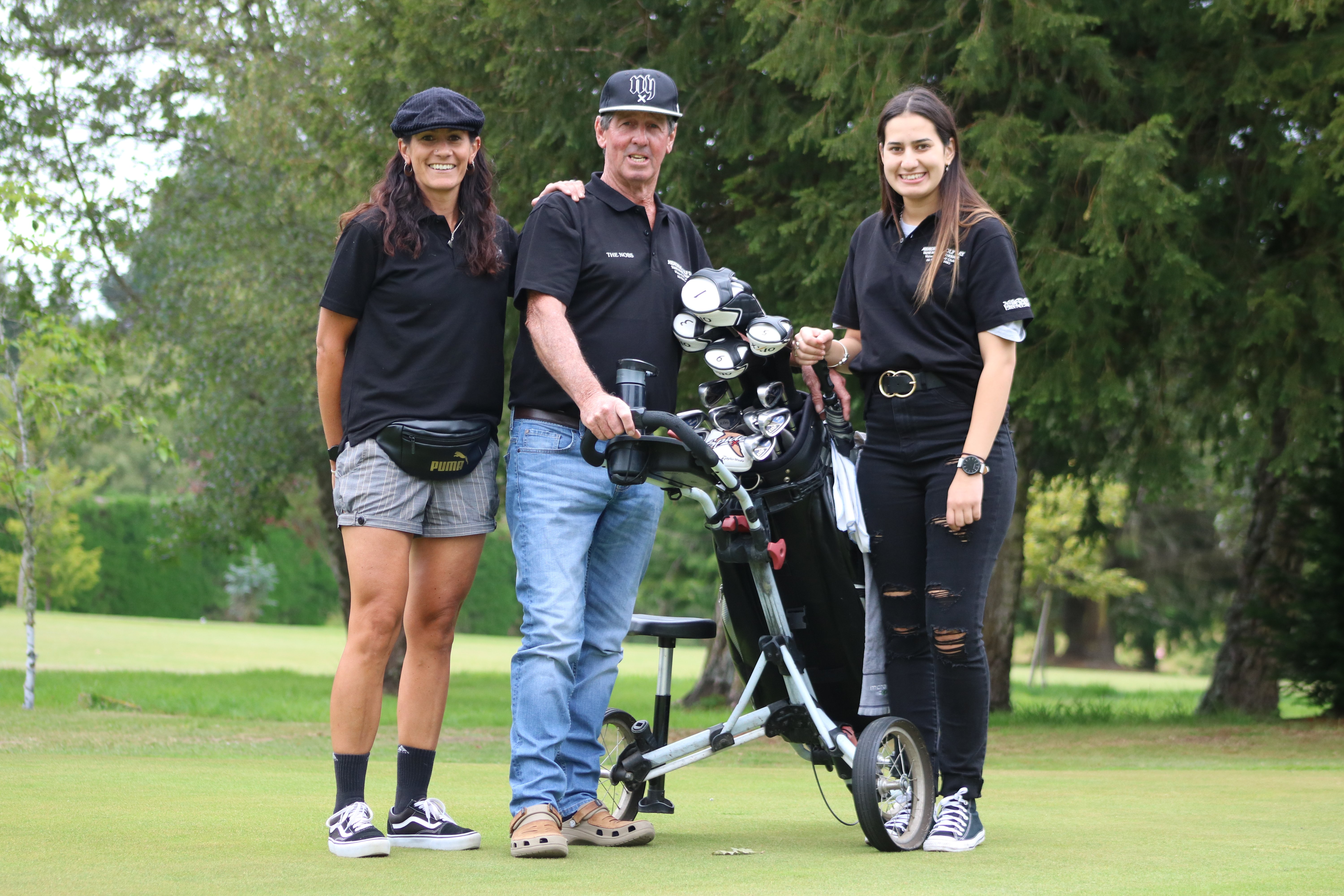Kara Roderick-Wandless (left), her father Nobby Roderick and daughter Tayla Roderick-Wandless (18...