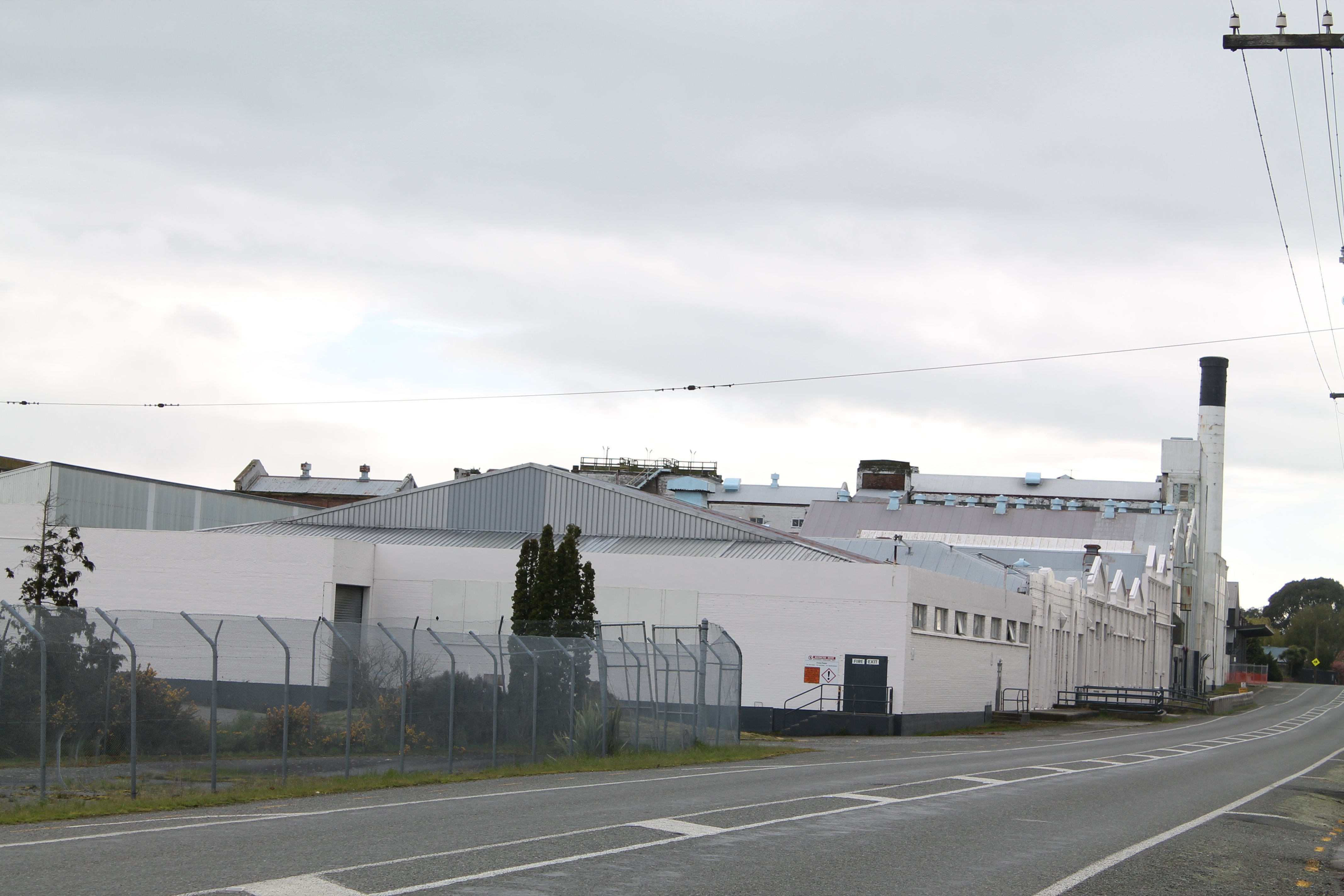 The ouvea premix is being stored at the former Carter Holt Harvey paper mill, located on the...