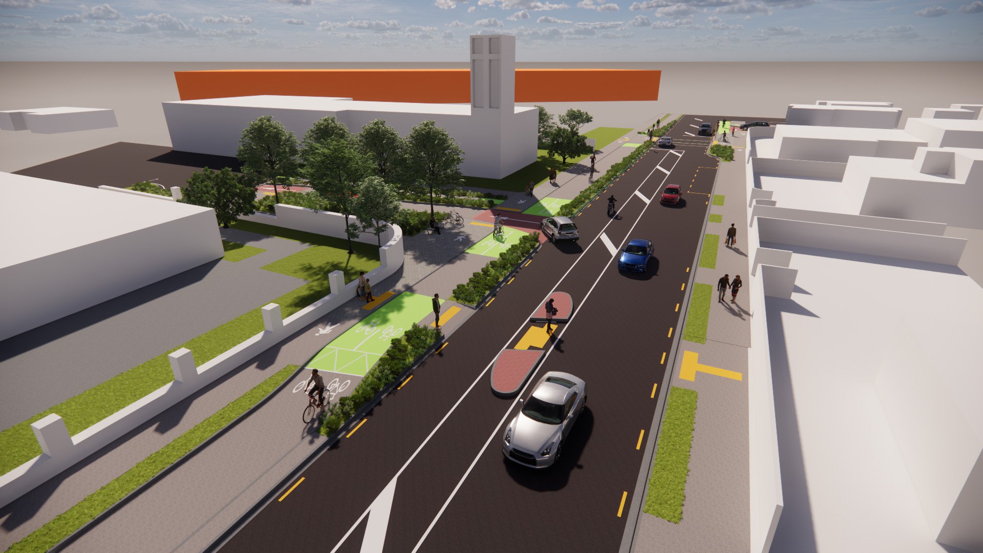 The Wheels to Wings - Papanui ki Waiwhetū cycleway plan. Image: Newsline