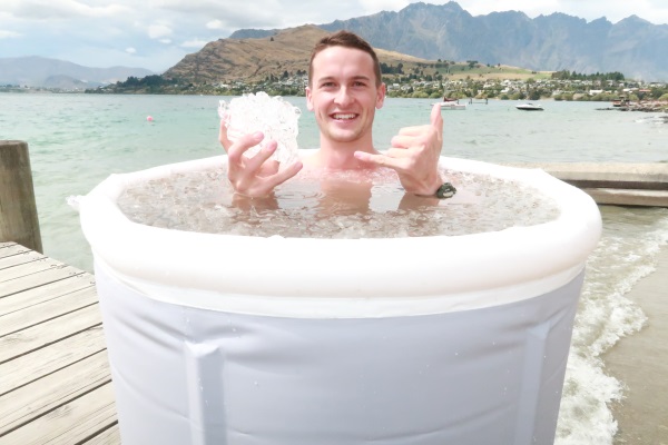 Queenstowner Paddy Turnhout's preparing to go on ice for a good cause. Photo: Mountain Scene