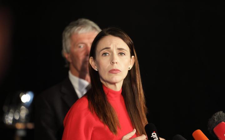 Prime Minister Jacinda Ardern and Trade and Export Growth Minister Damien O'Connor at today's...