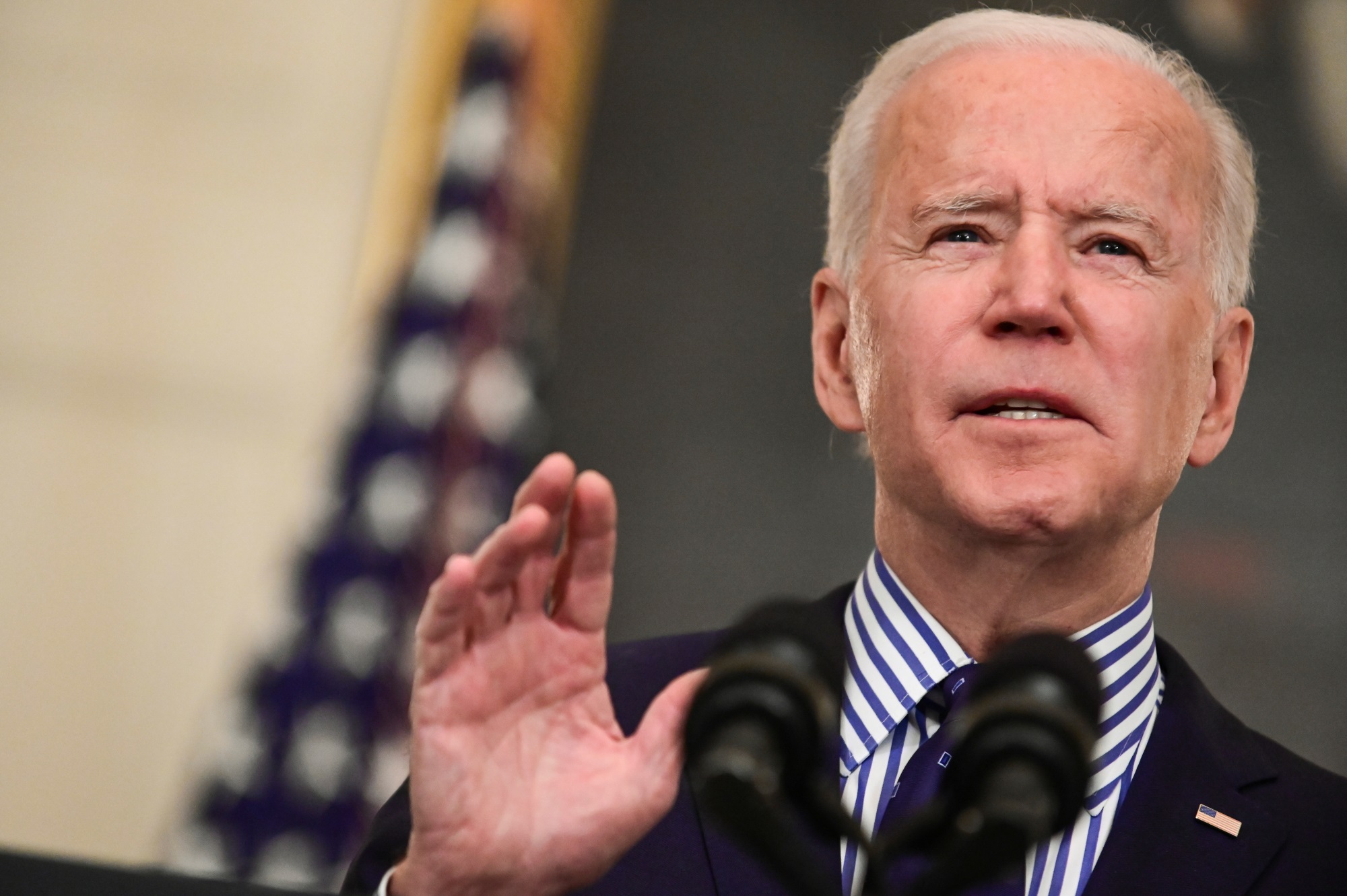 President Joe Biden says the bill will provide financial relief for many struggling Americans....