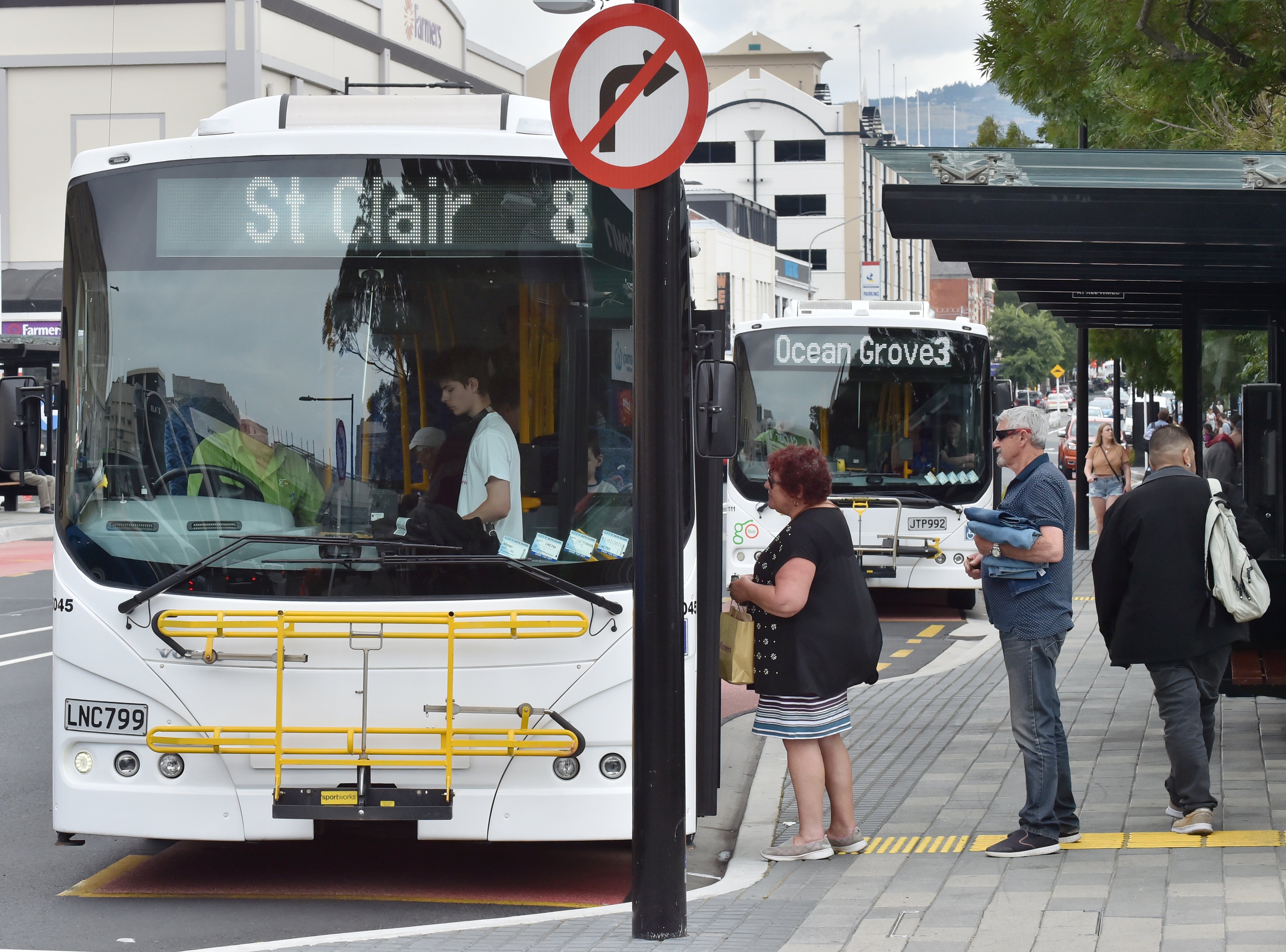 All buses now have huge front destination lettering to allow visually-impaired people to see...