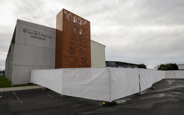 The fishing crew are in isolation at the Sudima Hotel in Christchurch. Photo: RNZ / Nate McKinnon