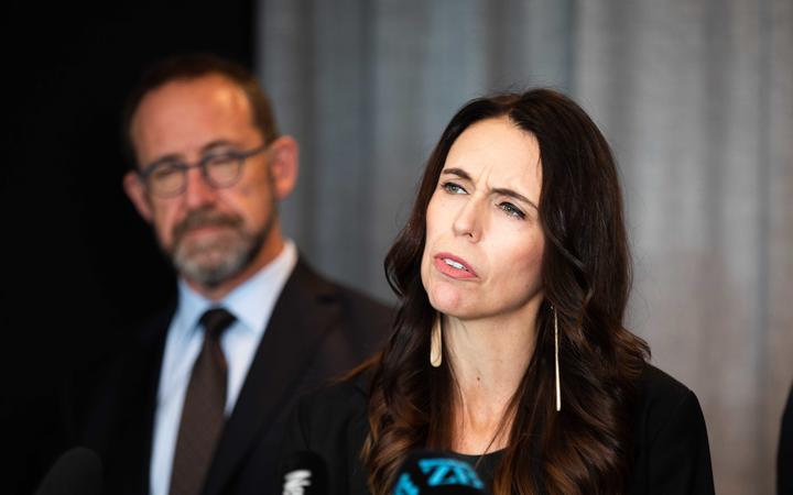 Prime Minister Jacinda Ardern and Health Minister Andrew Little. Photo: RNZ 