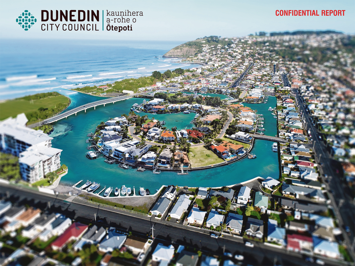 The Dunedin City Council's vision for Forbury Park. 