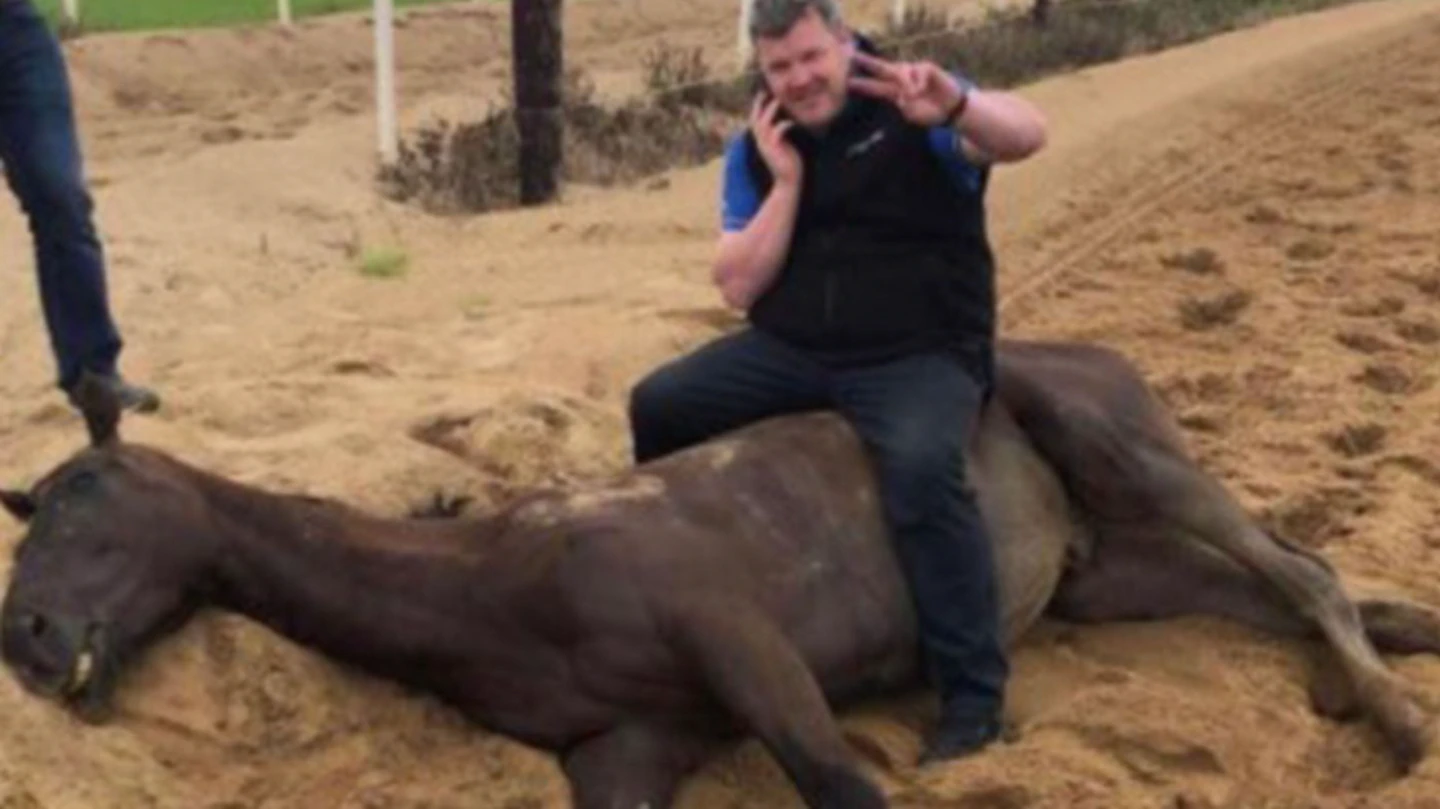 Gordon Elliott apologised after confirming the photo was real. Photo: Instagram