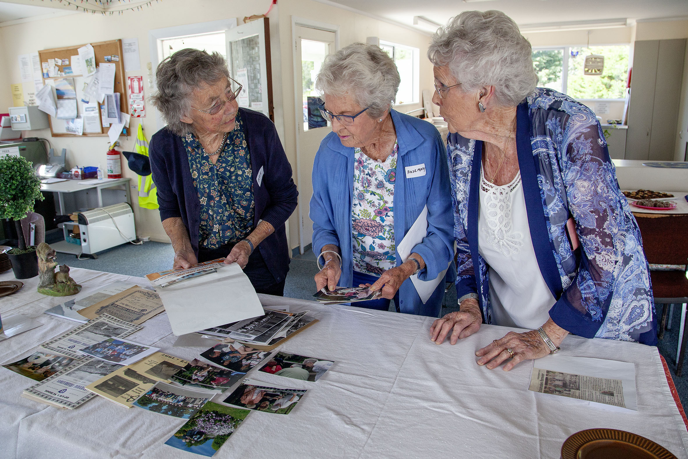 Joyce Walker, 85, of Akaroa, Rosemary Harper, 84, of Papanui, and Eleanor Gillespie, 84, of St...