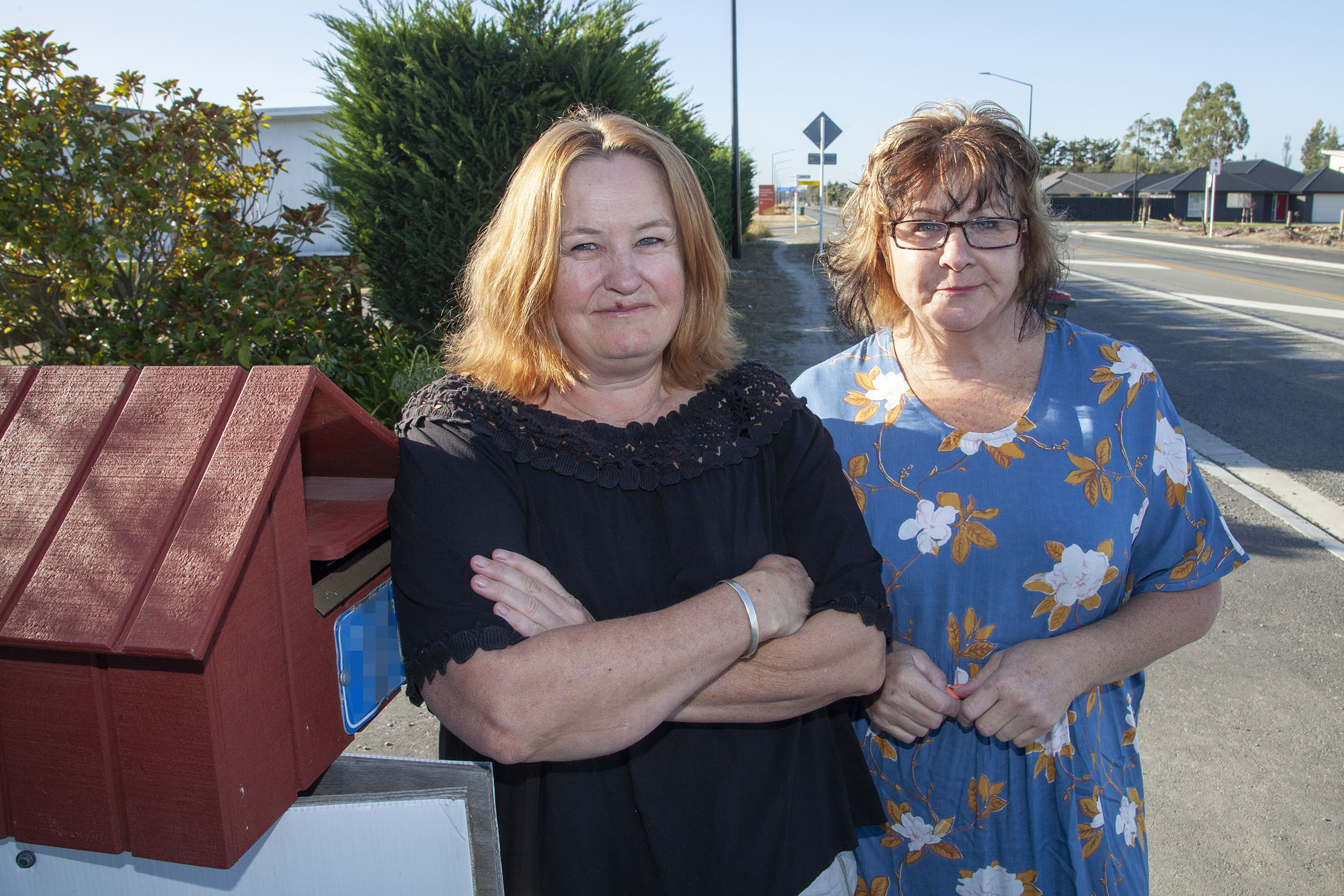 Melissa Mackay and neighbour Karen Coleman, of Rolleston, had a change of address without being...