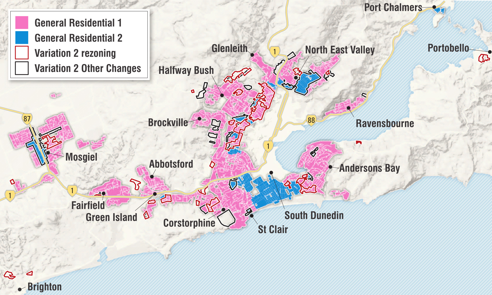 Different subdivision rules will apply to different areas of the city under the proposed changes,...