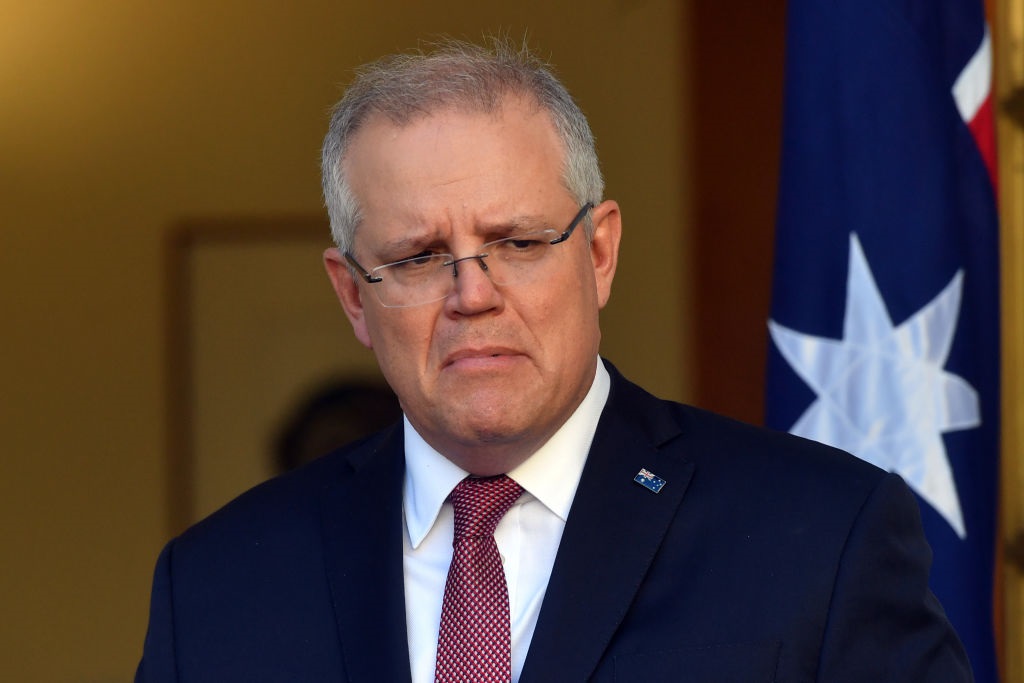 Australia Prime Minister Scott Morrison. Photo: Getty Images