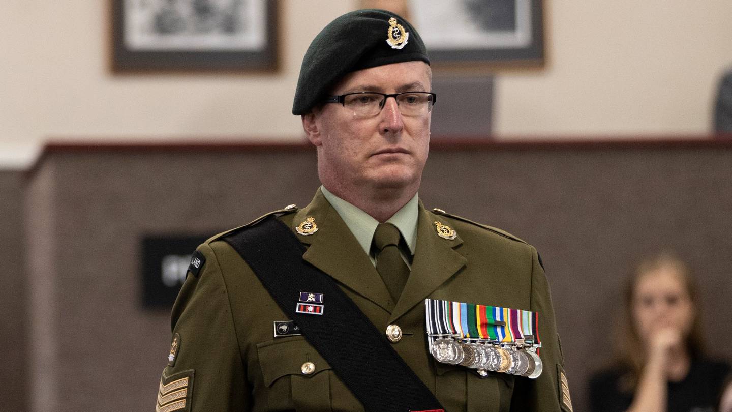 Royal New Zealand Army Medical Corps staff sergeant Jeremy Leslie Boyd denies charges and stands...