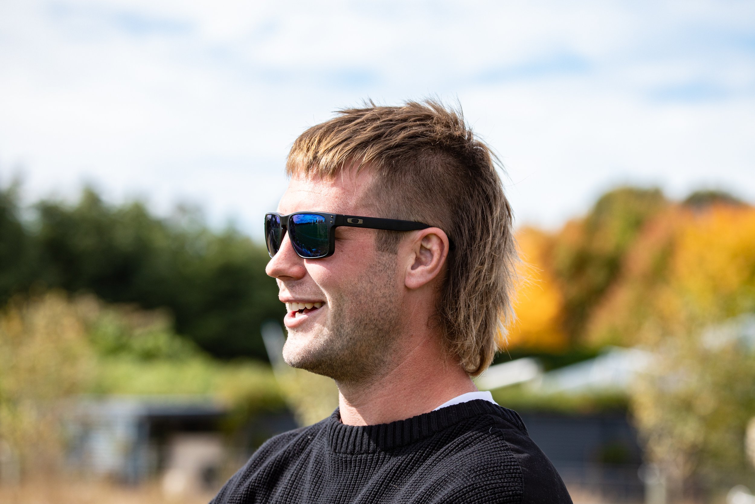 Tyler Blackburn's mullet will help raise funds for cancer. Photo: Heathermack Photography