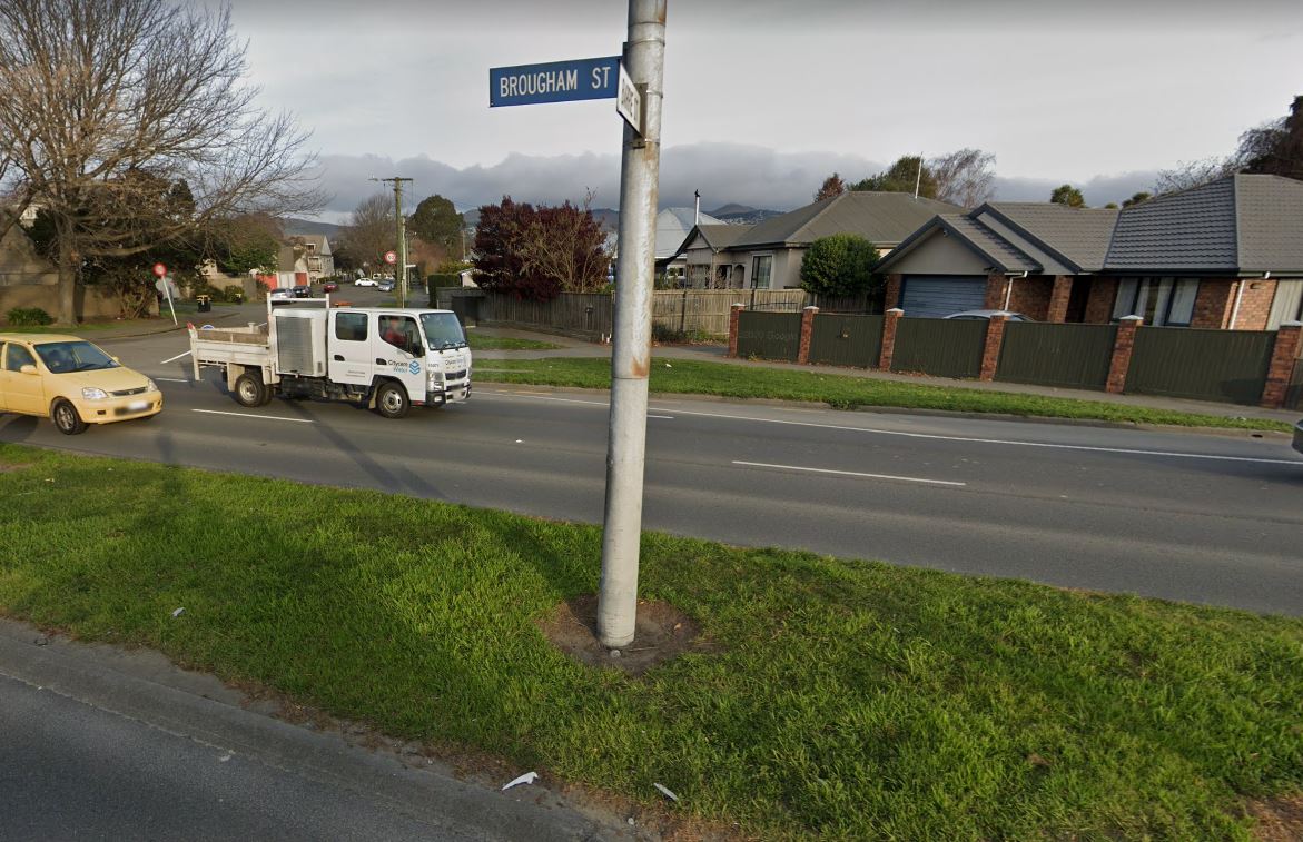 Brougham St at the intersection with Barrie St. Photo: Google