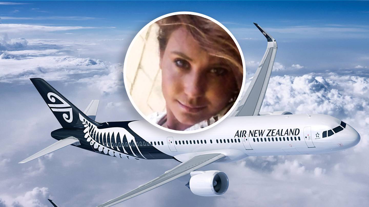 Hannah Pierson was charged with disorderly behaviour over the dramatic outburst on the Air NZ...