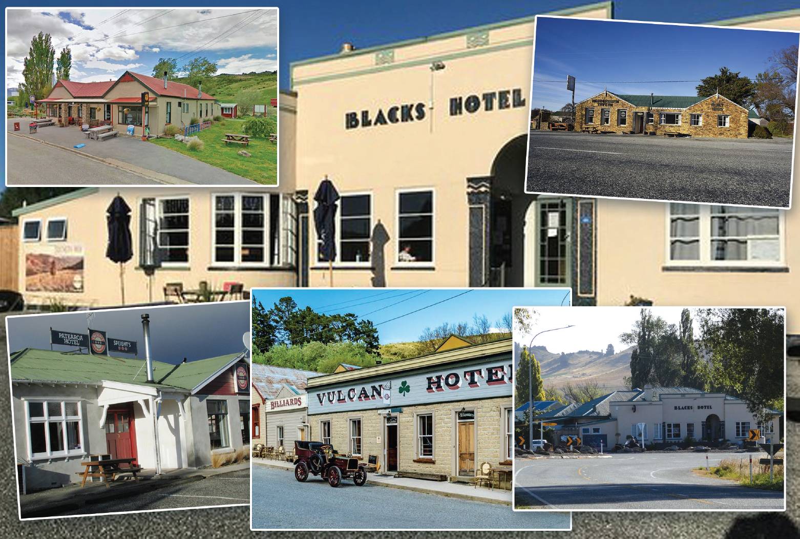 Several Central Otago pubs and hotels have either been sold in the past 12 months or are in the process of negotiation. PHOTO MONTAGE: ALISTAIR CRAIG