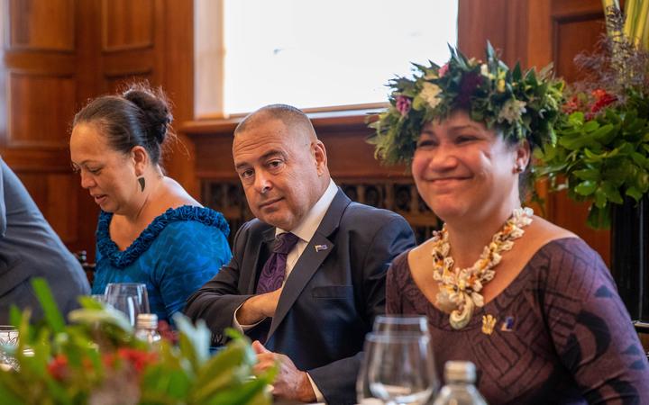 Cook Islands Prime Minister Mark Brown during his visit to New Zealand last month. Photo: RNZ