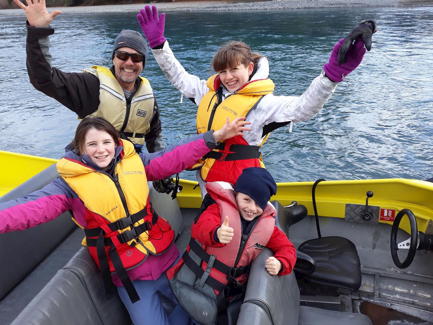 Dave Haimes and his family. Photo: Givealittle