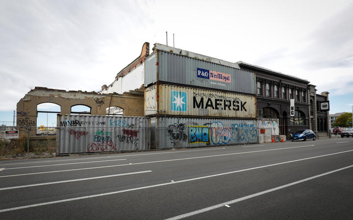 The 116-year-old NG Building in the central city. Photo: RNZ / Nate McKinnon