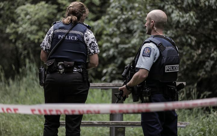 Police responding to an incident (file photo). Photo: RNZ / Dom Thomas