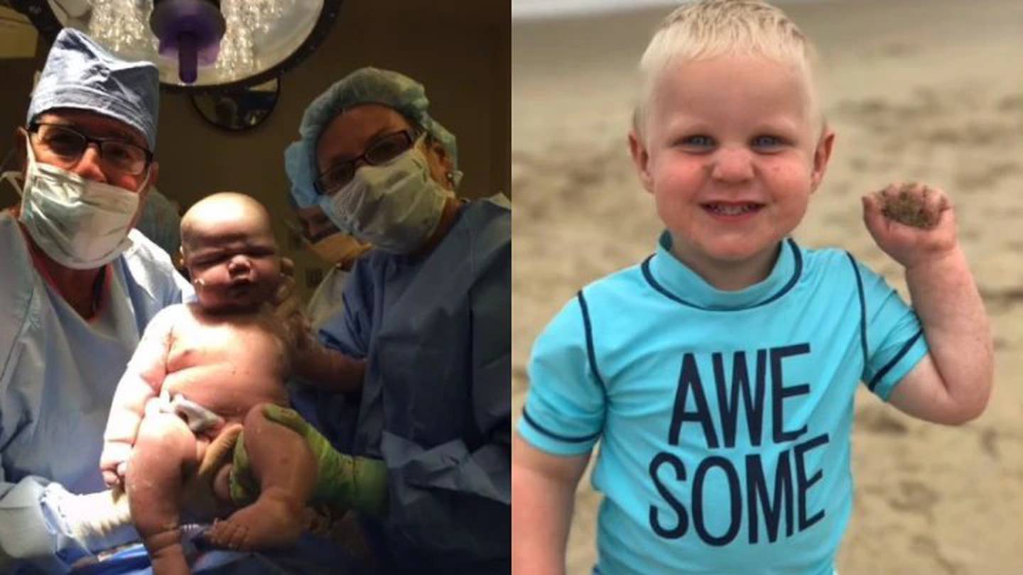 Shan's not-so-little bub is now a healthy and happy five-year-old. Photos: TikTok