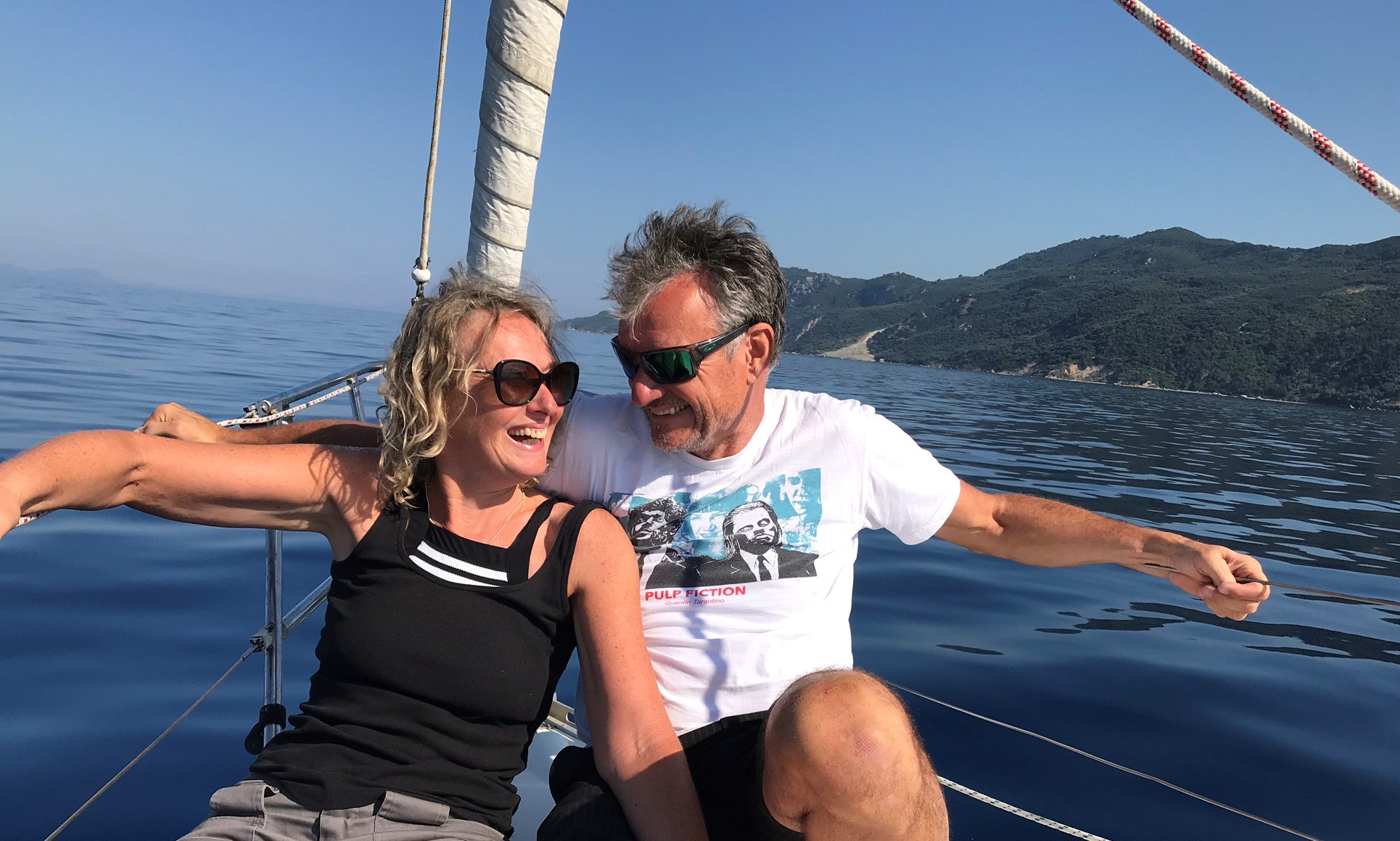 Helen Shrewsbury and Stephen Prendergast hope to sail from the UK to Lyttelton when borders...