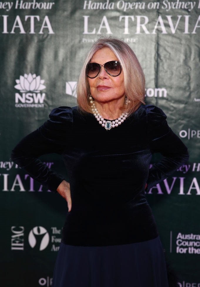 Carla Zampatti at the opening of opera La Traviata in Sydney on March 26. Photo: Getty Images
