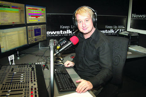 Newstalk ZB radio host Chris Lynch. Photo: Geoff Sloan