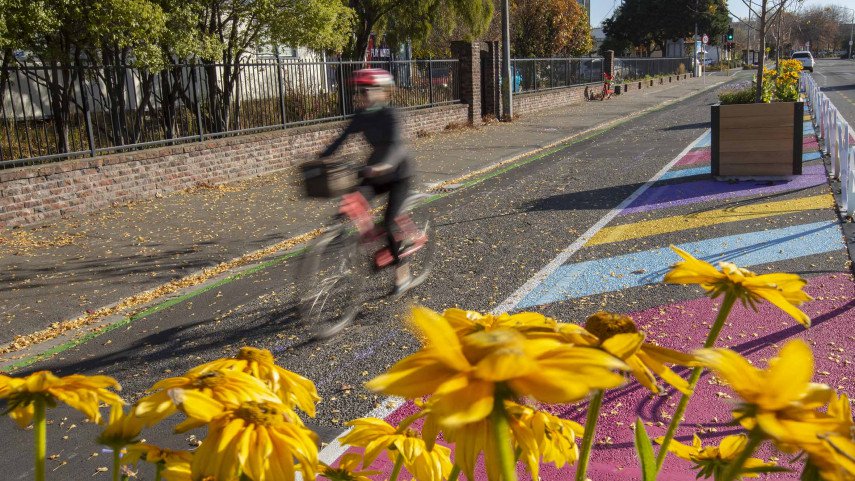 The cycle link on Ferry Rd. Photo: Newsline