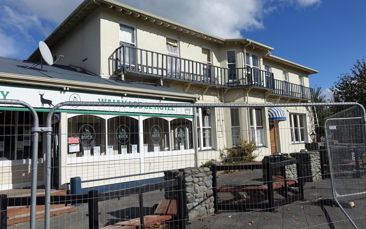 The historic Waiau Lodge Hotel was damaged in the Kaikōura earthquake in 2016, before being razed...