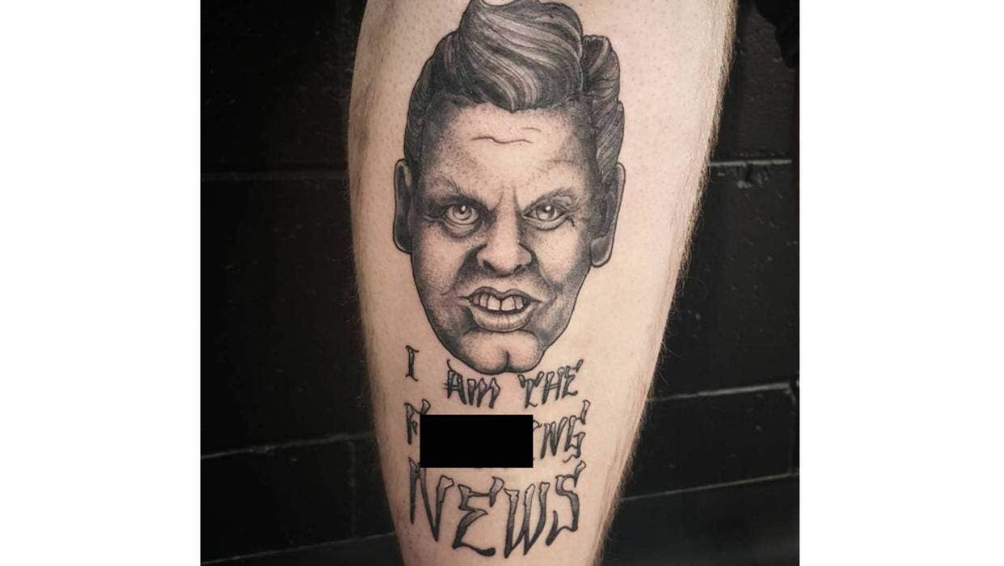 The 2017 tattoo. Photo: Josh D Tattoos