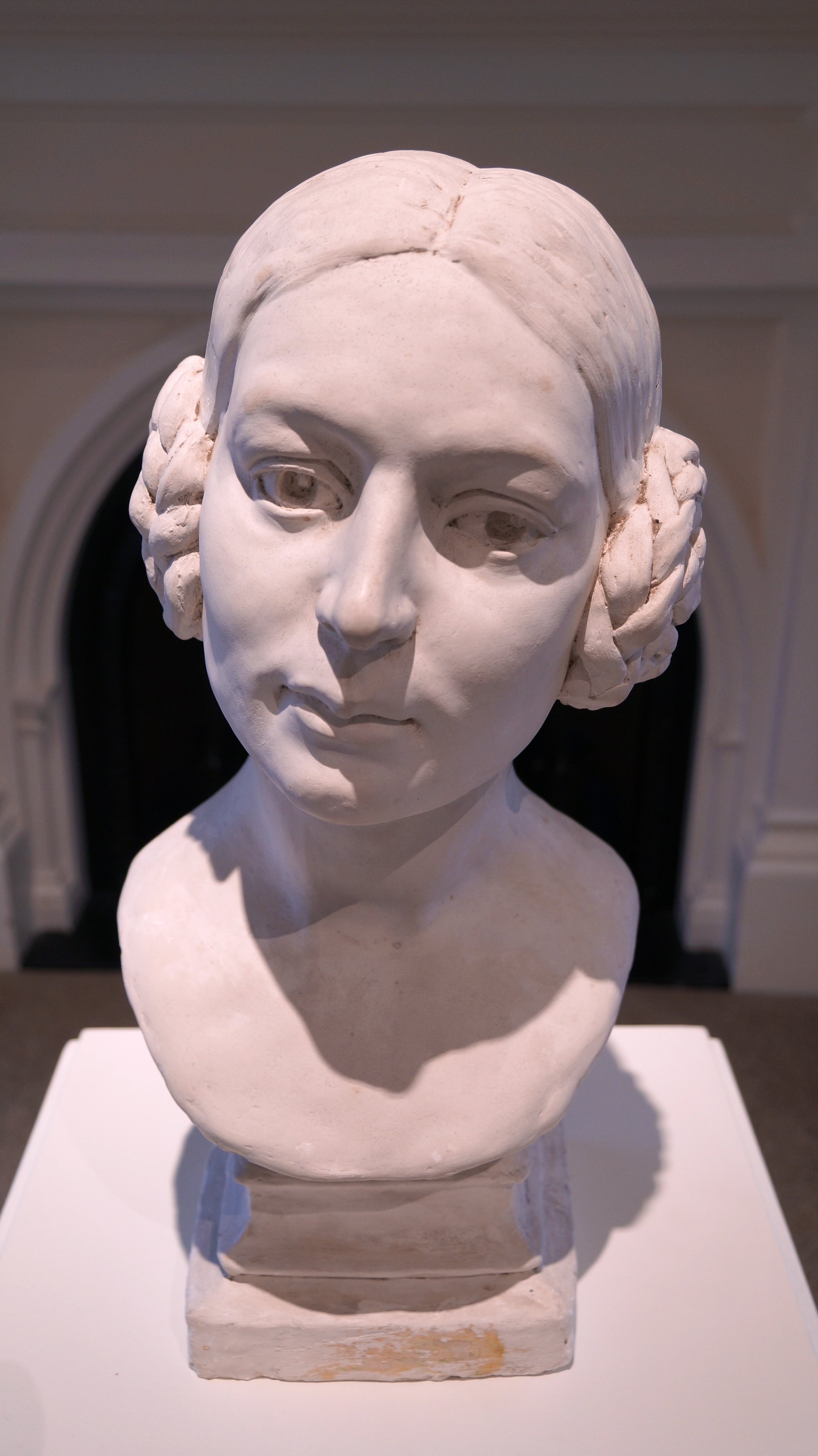 Untitled (Portrait Bust) c.1910, Dorothy Jones, plaster of Paris. Gifted by Mrs 
...