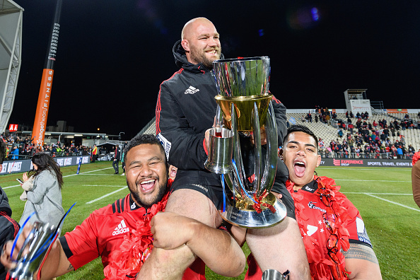 Owen Franks played 150 games for the Crusaders from 2009 to 2019, winning three Super Rugby...