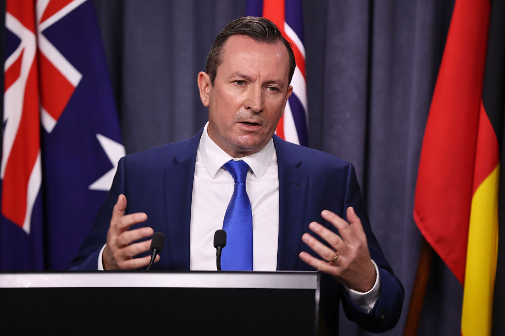 West Australian Premier Mark McGowan. Photo: Getty 