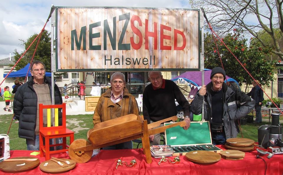 The Halswell Menzshed members demonstrating their creativity. Photo: menzshed.org.nz