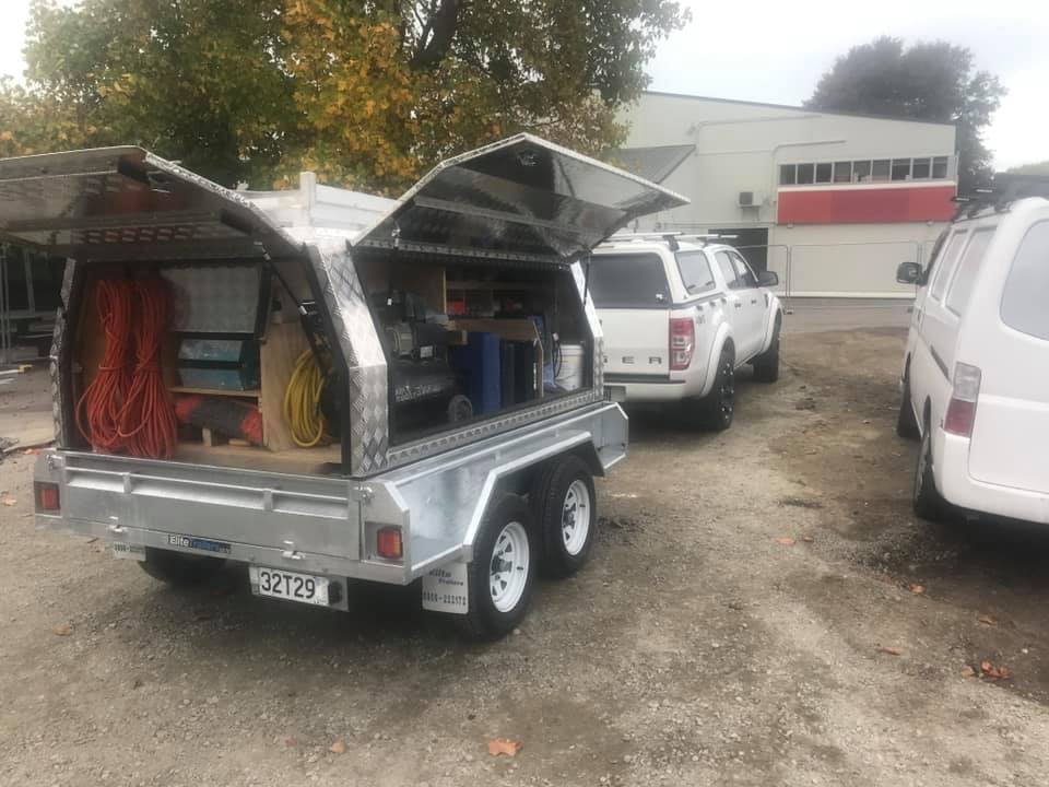 This trailer, registration 32T29, was stolen from Russ Drive, Lincoln, containing about $25,000...