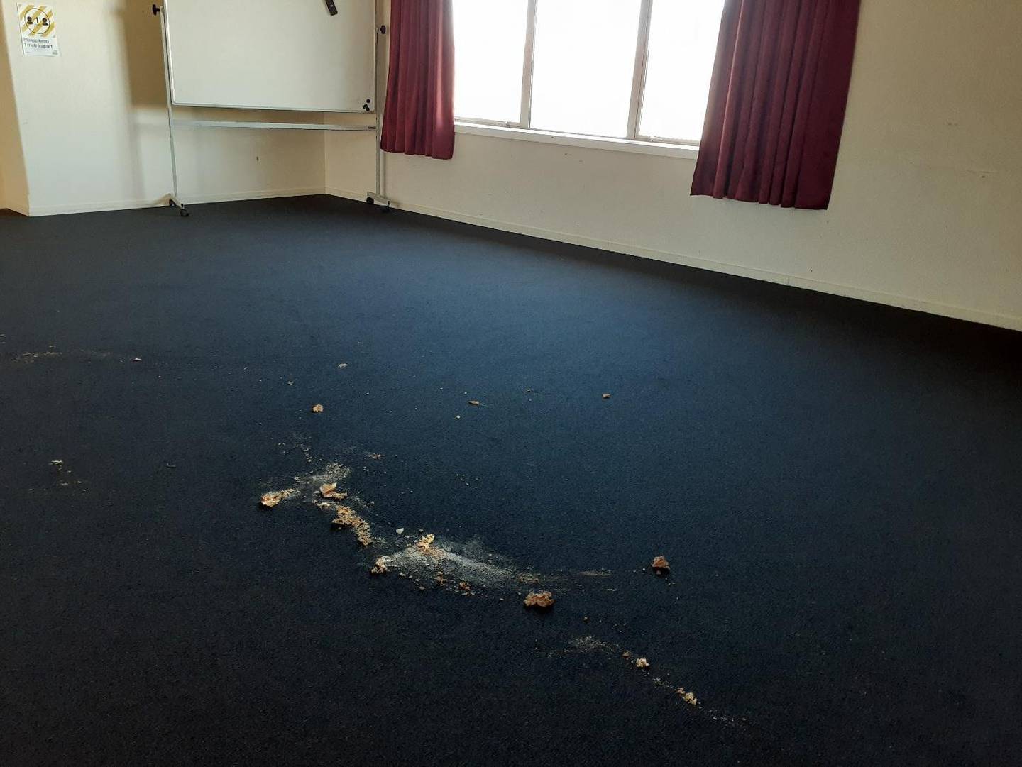 Vandals trashed the community rooms at an ambulance station in Rolleston. Photo: Supplied