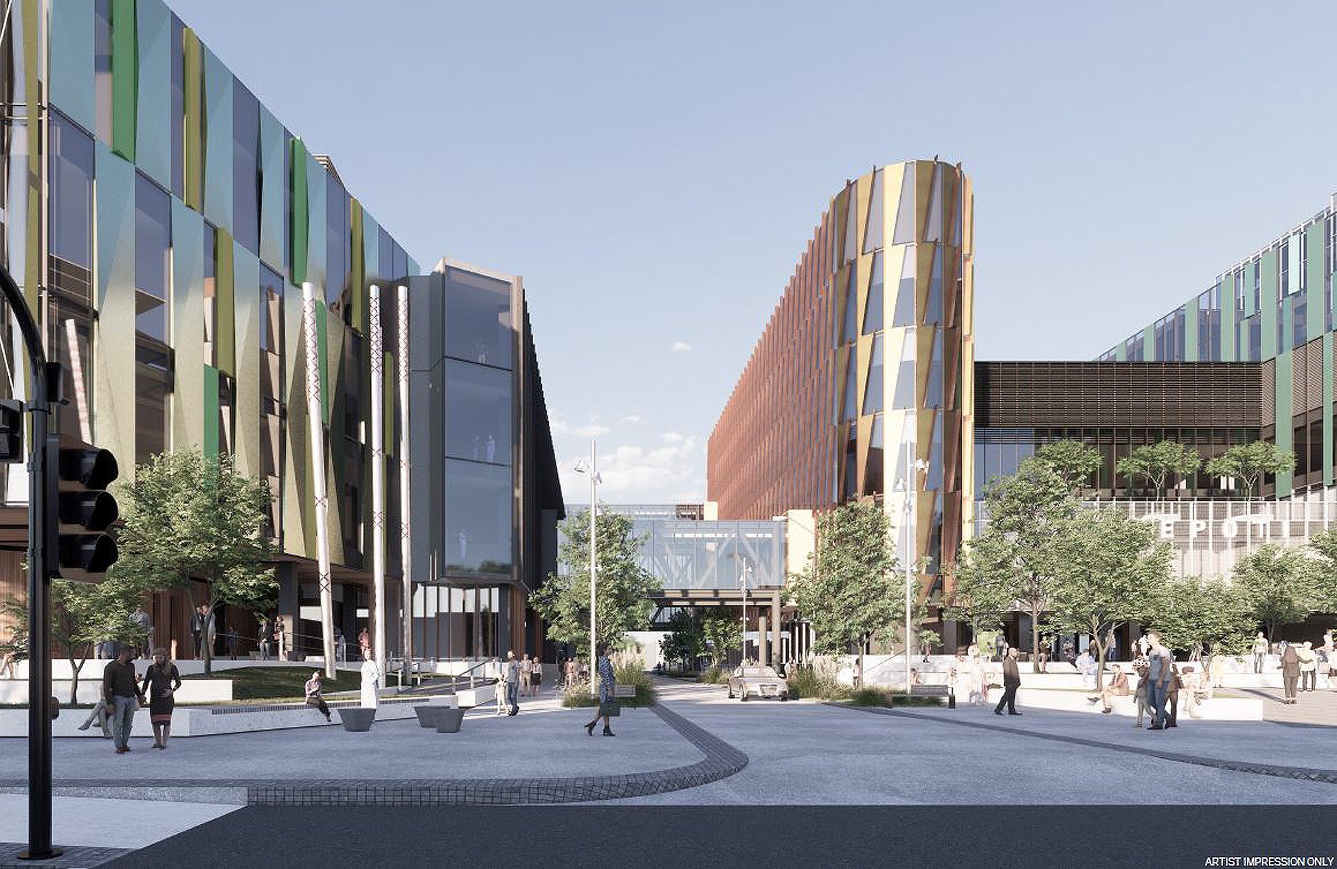 An artist's impression of the new Dunedin Hospital. Image supplied