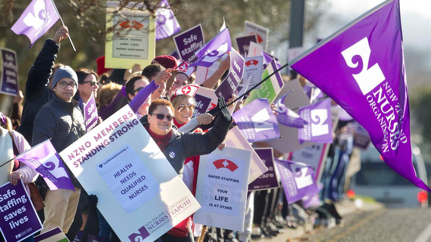 Nearly 30,000 nurses from across the country are due to strike in June. Photo: NZ Herald/File

