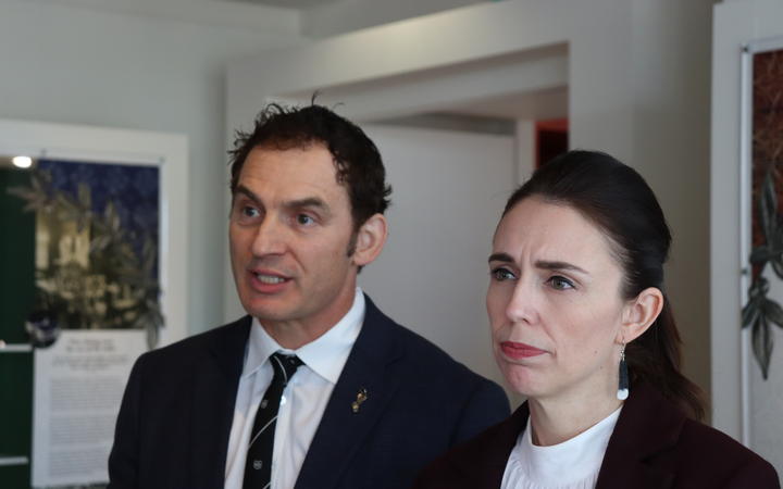 Prime Minister Jacinda Ardern and Stuart Nash. Photo: RNZ (file)