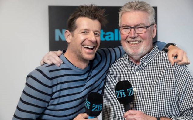 Simon Barnett and Phil Gifford. Photo: NewstalkZB